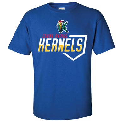 CR Kernels Bright Blue Short Sleeve Youth T